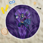 Melbourne Storm Rugby Mascot Beach Blanket Australian Rugby Culture - Tribal Inspired Superhero