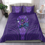 Melbourne Storm Rugby Mascot Bedding Set Australian Rugby Culture - Tribal Inspired Superhero
