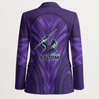 Melbourne Storm Rugby Mascot Blazer Australian Rugby Culture - Tribal Inspired Superhero