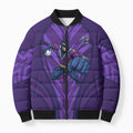 Melbourne Storm Rugby Mascot Bomber Puffer Jacket Australian Rugby Culture - Tribal Inspired Superhero
