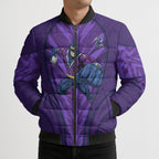 Melbourne Storm Rugby Mascot Bomber Puffer Jacket Australian Rugby Culture - Tribal Inspired Superhero