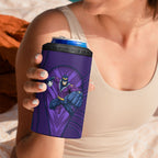 Melbourne Storm Rugby Mascot 4 in 1 Can Cooler Tumbler Australian Rugby Culture - Tribal Inspired Superhero