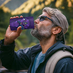 Melbourne Storm Rugby Mascot 4 in 1 Can Cooler Tumbler Australian Rugby Culture - Tribal Inspired Superhero