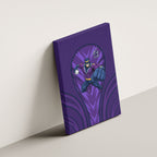 Melbourne Storm Rugby Mascot Canvas Wall Art Australian Rugby Culture - Tribal Inspired Superhero