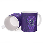 Melbourne Storm Rugby Mascot Ceramic Mug Australian Rugby Culture - Tribal Inspired Superhero