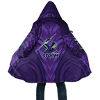 Melbourne Storm Rugby Mascot Cloak Australian Rugby Culture - Tribal Inspired Superhero