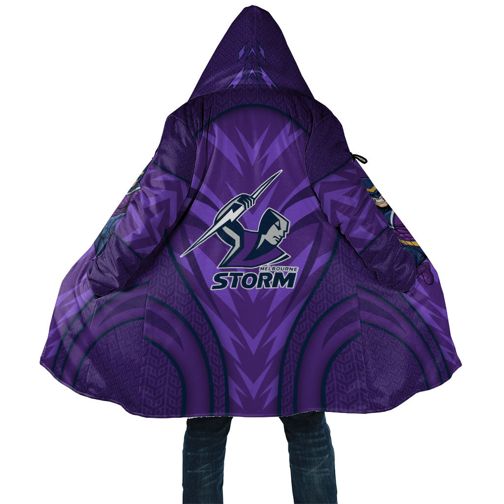 Melbourne Storm Rugby Mascot Cloak Australian Rugby Culture - Tribal Inspired Superhero