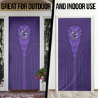 Melbourne Storm Rugby Mascot Door Cover Australian Rugby Culture - Tribal Inspired Superhero
