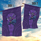 Melbourne Storm Rugby Mascot Garden Flag Australian Rugby Culture - Tribal Inspired Superhero
