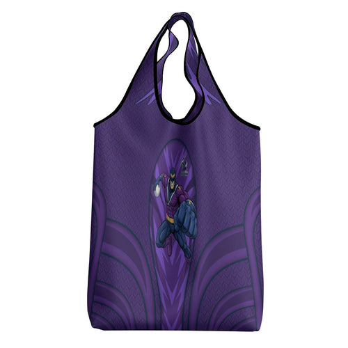 Melbourne Storm Rugby Mascot Grocery Bag Australian Rugby Culture - Tribal Inspired Superhero