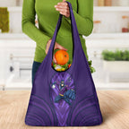 Melbourne Storm Rugby Mascot Grocery Bag Australian Rugby Culture - Tribal Inspired Superhero