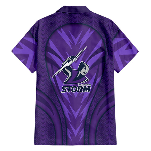 Melbourne Storm Rugby Mascot Hawaiian Shirt Australian Rugby Culture - Tribal Inspired Superhero