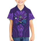 Melbourne Storm Rugby Mascot Hawaiian Shirt Australian Rugby Culture - Tribal Inspired Superhero
