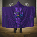 Melbourne Storm Rugby Mascot Hooded Blanket Australian Rugby Culture - Tribal Inspired Superhero