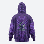 Melbourne Storm Rugby Mascot Hoodie Australian Rugby Culture - Tribal Inspired Superhero