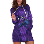 Melbourne Storm Rugby Mascot Hoodie Dress Australian Rugby Culture - Tribal Inspired Superhero