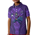Melbourne Storm Rugby Mascot Kid Polo Shirt Australian Rugby Culture - Tribal Inspired Superhero