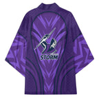 Melbourne Storm Rugby Mascot Kimono Australian Rugby Culture - Tribal Inspired Superhero