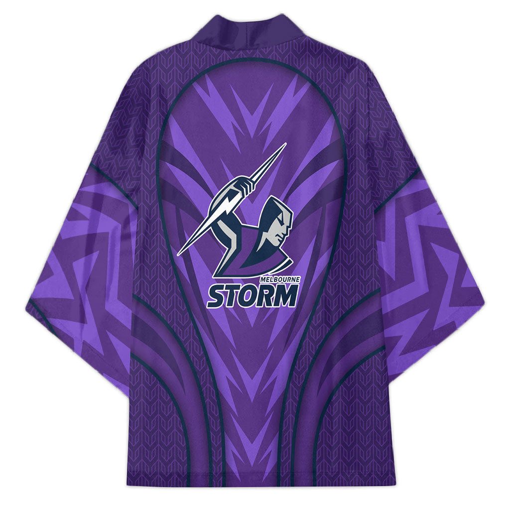 Melbourne Storm Rugby Mascot Kimono Australian Rugby Culture - Tribal Inspired Superhero