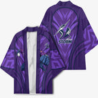 Melbourne Storm Rugby Mascot Kimono Australian Rugby Culture - Tribal Inspired Superhero