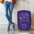 Melbourne Storm Rugby Mascot Luggage Cover Australian Rugby Culture - Tribal Inspired Superhero