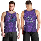 Melbourne Storm Rugby Mascot Men Tank Top Australian Rugby Culture - Tribal Inspired Superhero