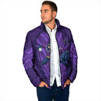 Melbourne Storm Rugby Mascot Padded Jacket Australian Rugby Culture - Tribal Inspired Superhero