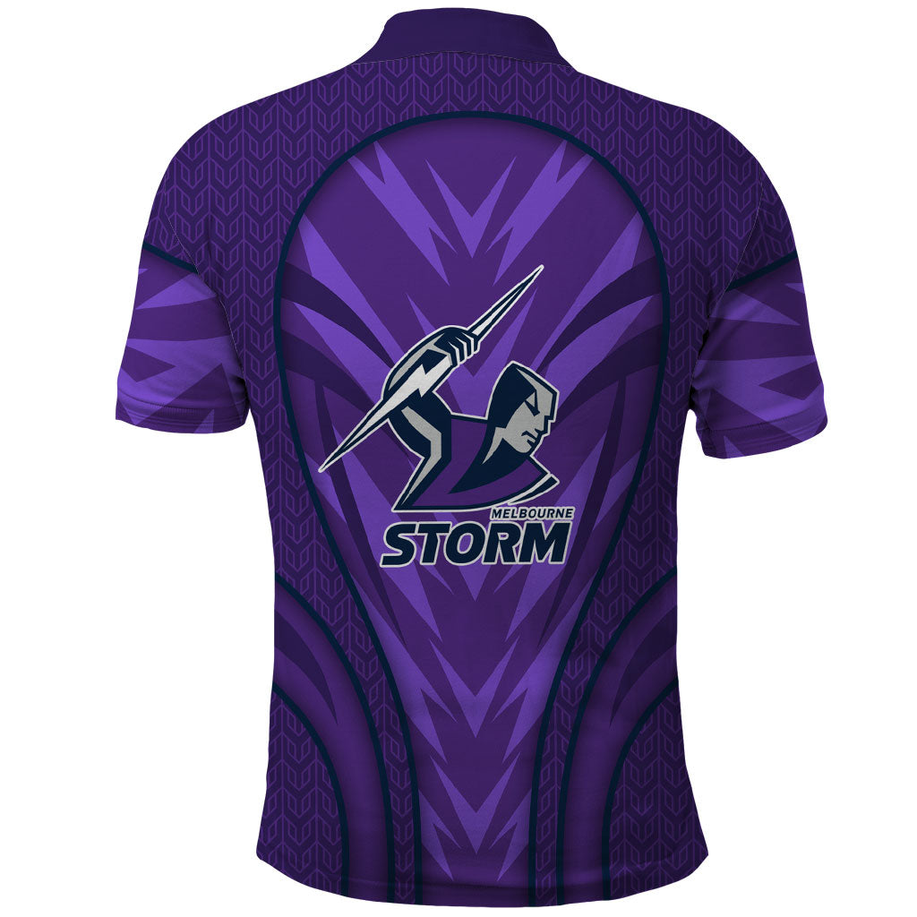Melbourne Storm Rugby Mascot Polo Shirt Australian Rugby Culture - Tribal Inspired Superhero