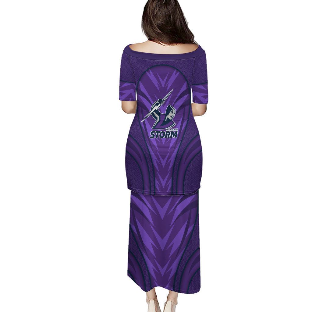 Melbourne Storm Rugby Mascot Puletasi Australian Rugby Culture - Tribal Inspired Superhero