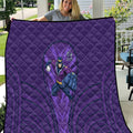 Melbourne Storm Rugby Mascot Quilt Australian Rugby Culture - Tribal Inspired Superhero