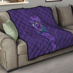 Melbourne Storm Rugby Mascot Quilt Australian Rugby Culture - Tribal Inspired Superhero