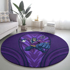 Melbourne Storm Rugby Mascot Round Carpet Australian Rugby Culture - Tribal Inspired Superhero