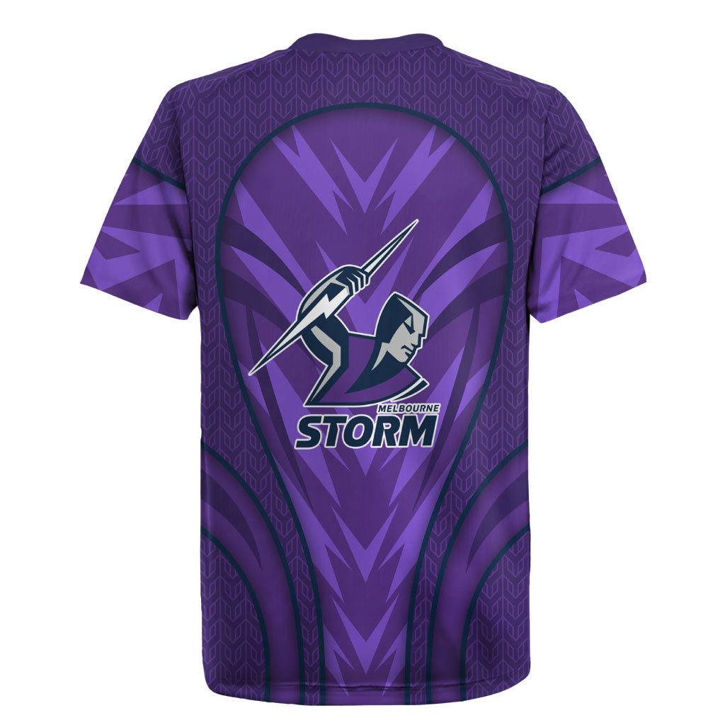 Melbourne Storm Rugby Mascot Rugby Jersey Australian Rugby Culture - Tribal Inspired Superhero