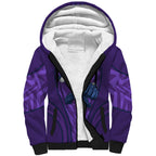Melbourne Storm Rugby Mascot Sherpa Hoodie Australian Rugby Culture - Tribal Inspired Superhero