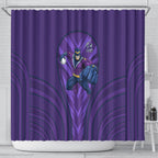 Melbourne Storm Rugby Mascot Shower Curtain Australian Rugby Culture - Tribal Inspired Superhero