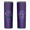Melbourne Storm Rugby Mascot Skinny Tumbler Australian Rugby Culture - Tribal Inspired Superhero