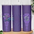 Melbourne Storm Rugby Mascot Skinny Tumbler Australian Rugby Culture - Tribal Inspired Superhero