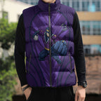Melbourne Storm Rugby Mascot Sleeveless Puffer Jacket Australian Rugby Culture - Tribal Inspired Superhero