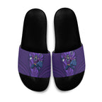 Melbourne Storm Rugby Mascot Slide Sandals Australian Rugby Culture - Tribal Inspired Superhero