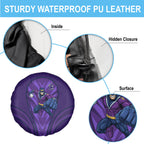 Melbourne Storm Rugby Mascot Spare Tire Cover Australian Rugby Culture - Tribal Inspired Superhero