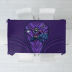 Melbourne Storm Rugby Mascot Tablecloth Australian Rugby Culture - Tribal Inspired Superhero