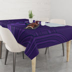 Melbourne Storm Rugby Mascot Tablecloth Australian Rugby Culture - Tribal Inspired Superhero