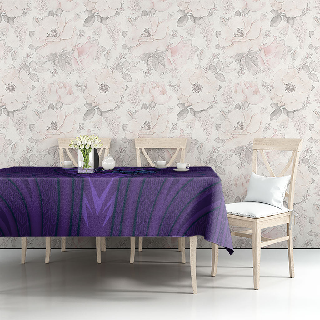 Melbourne Storm Rugby Mascot Tablecloth Australian Rugby Culture - Tribal Inspired Superhero