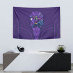 Melbourne Storm Rugby Mascot Tapestry Australian Rugby Culture - Tribal Inspired Superhero