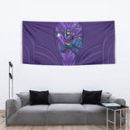 Melbourne Storm Rugby Mascot Tapestry Australian Rugby Culture - Tribal Inspired Superhero