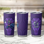 Melbourne Storm Rugby Mascot Tumbler Cup Australian Rugby Culture - Tribal Inspired Superhero