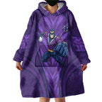 Melbourne Storm Rugby Mascot Wearable Blanket Hoodie Australian Rugby Culture - Tribal Inspired Superhero