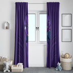 Melbourne Storm Rugby Mascot Window Curtain Australian Rugby Culture - Tribal Inspired Superhero