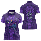 Melbourne Storm Rugby Mascot Women Polo Shirt Australian Rugby Culture - Tribal Inspired Superhero