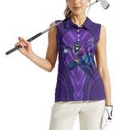 Melbourne Storm Rugby Mascot Women Sleeveless Polo Shirt Australian Rugby Culture - Tribal Inspired Superhero
